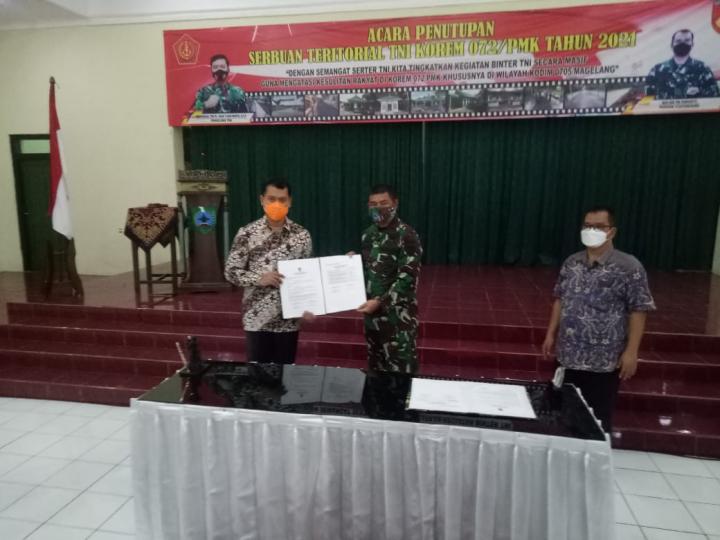Danrem 072 Menutup Serbuan Teritorial Di Wilayah Kodim 0705/Magelang